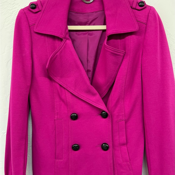Cache Short Peacoat Pink Fuscia
Double Breasted Size 6 - Picture 4 of 8
